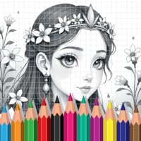 Fantasy Maiden Coloring Book