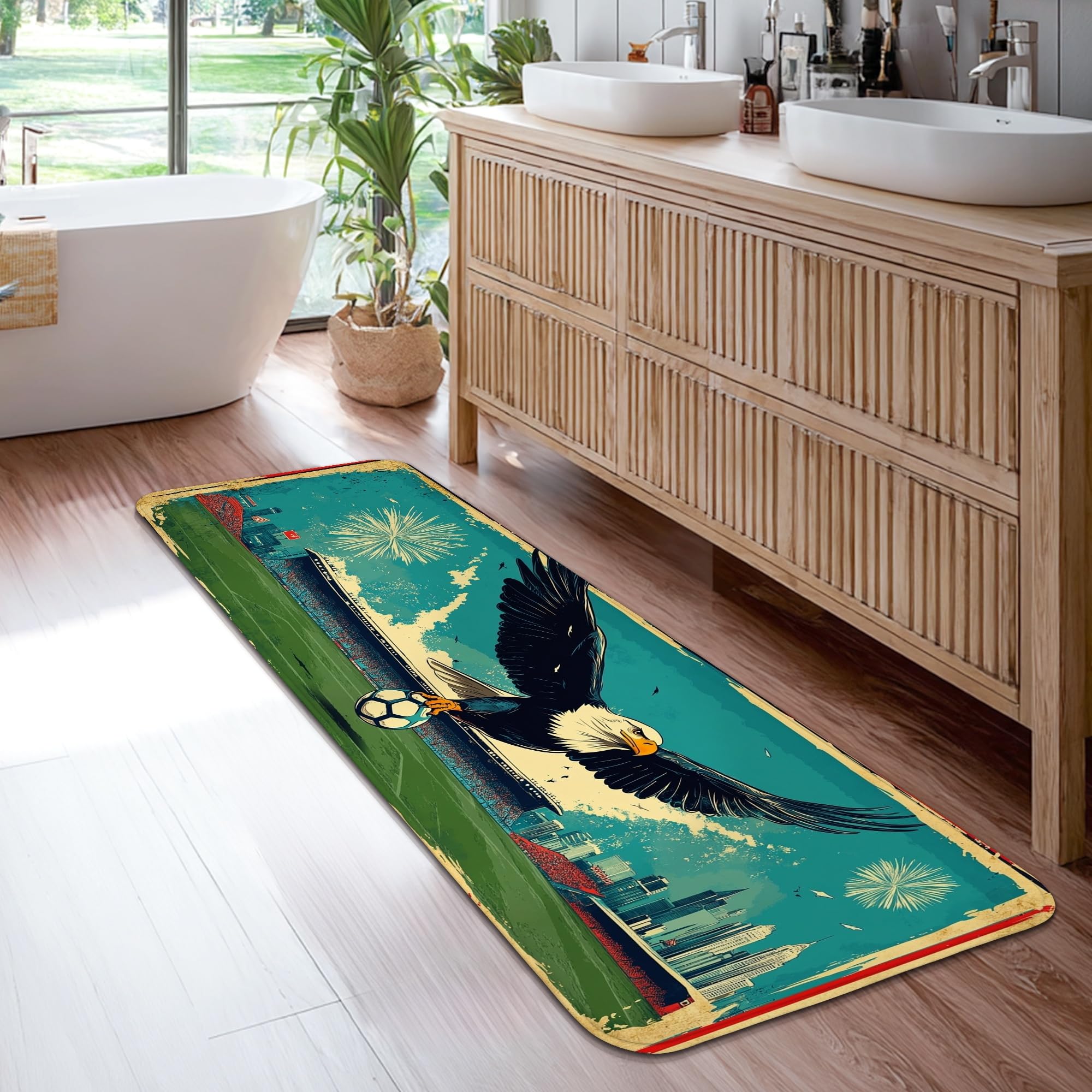 Tapis de couloir antidérapant Eagle pour éviter les glissades en cuisine