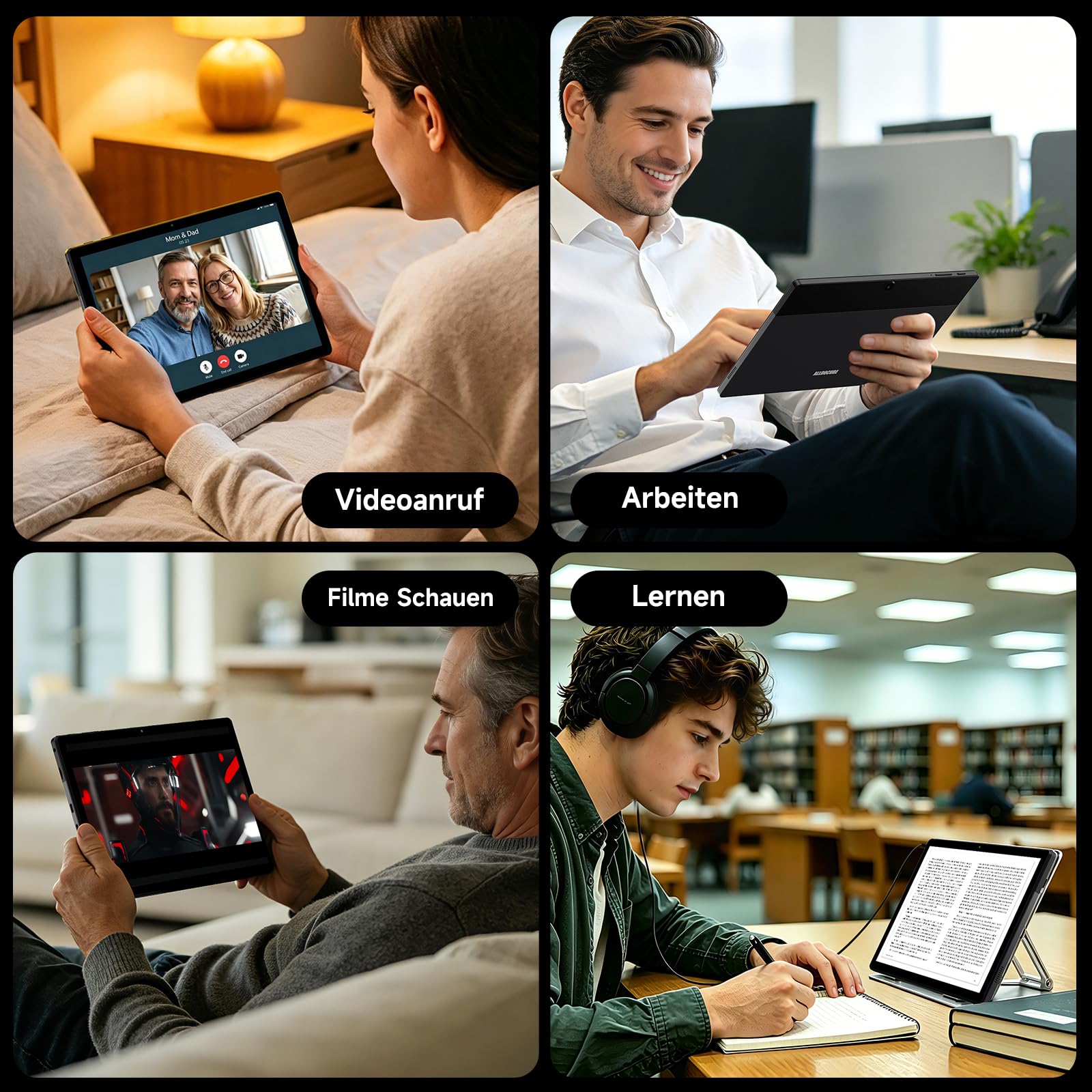 ALLDOCUBE iPlay70 S Tablet mit 10,5 Zoll, Android 15, 12 GB RAM + 128 GB ROM (1TB TF), 1920×1280 FHD+ IPS Display, Achtkern Prozessor, WiFi 6, Bluetooth 5.2, 3,5mm Audiobuchse, 6000 mAh Akk