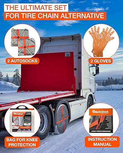 Miniatura 7 de AUTOSOCK para vehículos comerciales y camiones AL79, calcetines de nieve para neumáticos, paquete de 2