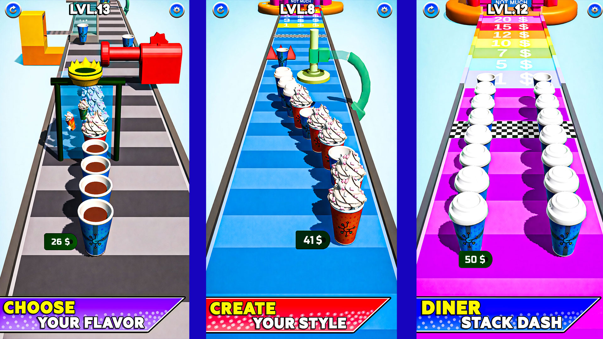 Coffee Cup Stack Runner 3D Rush: Idle Cafe Barista Shop Coffee ...