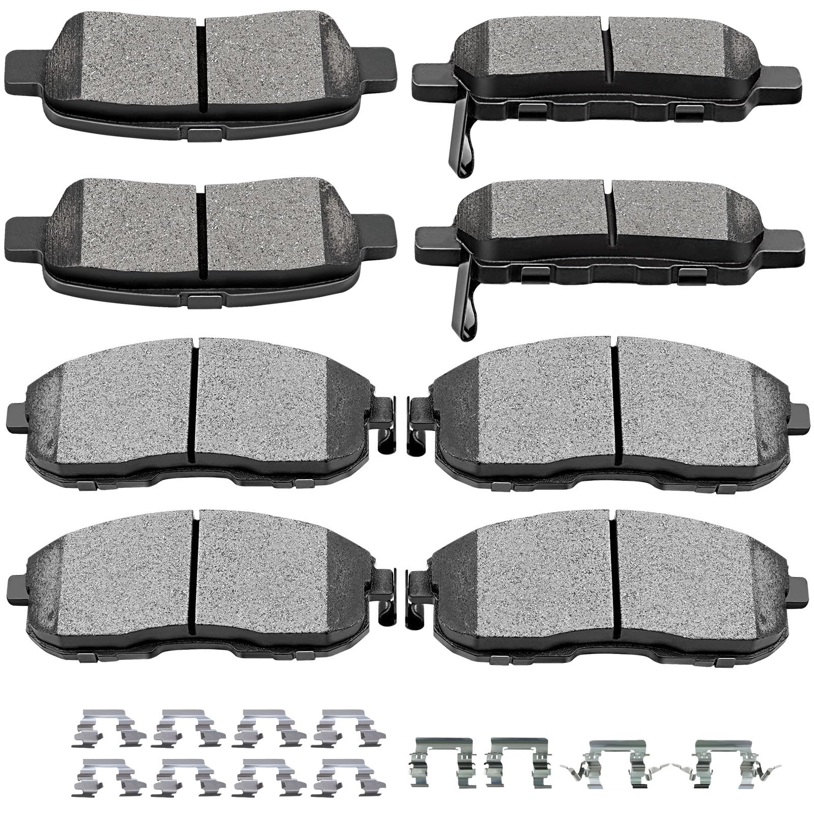 SCITOO Ceramic Disc Brake Pads Set fit Infiniti G35 Nissan 350Z 2003-2005