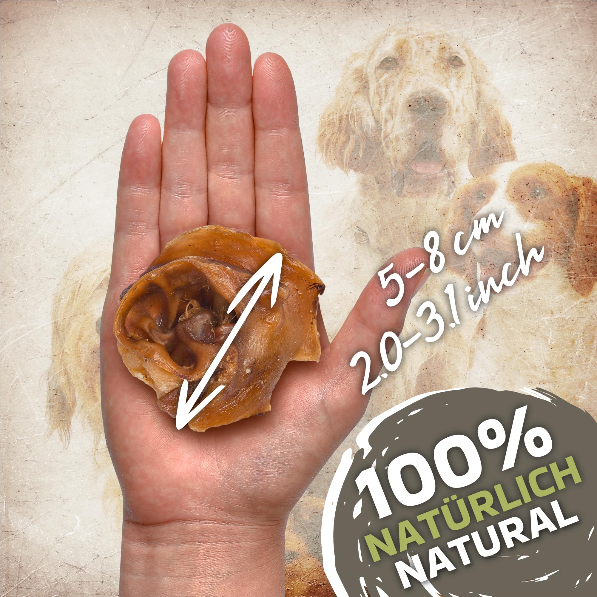 Friandises à mâcher naturelles et séchées à l'air Sans céréales | 1 kg (environ 26-30 pièces) | Plaisir longue durée | Monoprotéiné