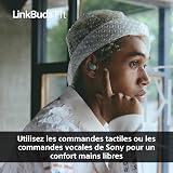 Sony LinkBuds Fit - Ecouteurs Bluetooth sans Fil à réduction de Bruit - Confortables, IPX4, Hi-Res Audio, Mode Ambient Sound, 21h d'autonomie, Connexion multipoint, iOS et Android - Noir - 8