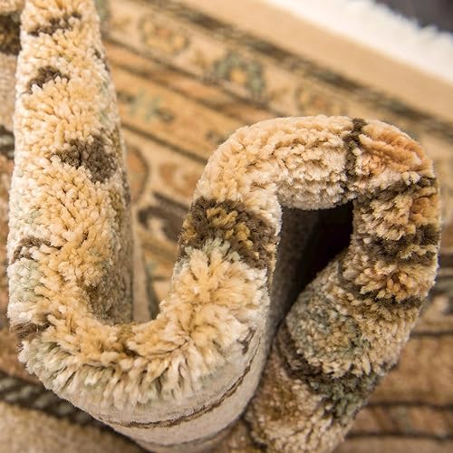 Miniatura 6 de Nomad Tapete contemporáneo de con estampado moderno tribal., Polipropileno, Ivory