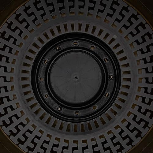 Miniatura 15 de The HC Companies Sierra - Maceta redonda de riego automático, maceta de plástico ligera para hierbas y más, macetas duraderas para plantas de Bronce