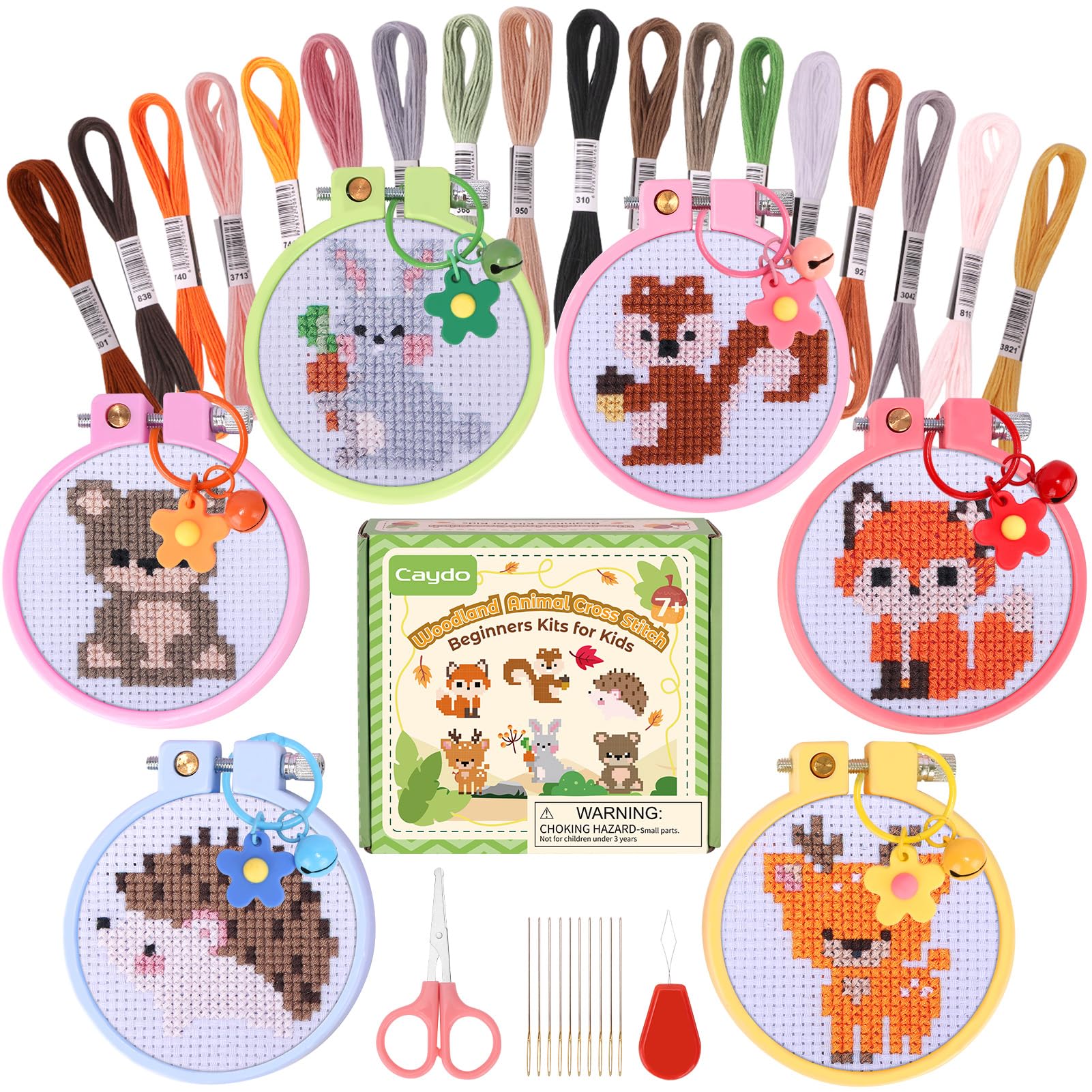 Kids Cross Stitch Kit - Beginner Embroidery for Children -1