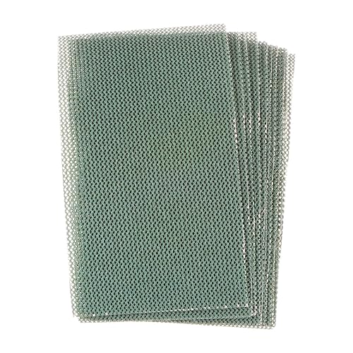 Miniatura 7 de HARFINGTON 10 hojas de pantalla de lijado de malla de 180 granos de 2-34 x 5 pulgadas, papel de lija húmedo o seco, almohadillas abrasivas sin polvo