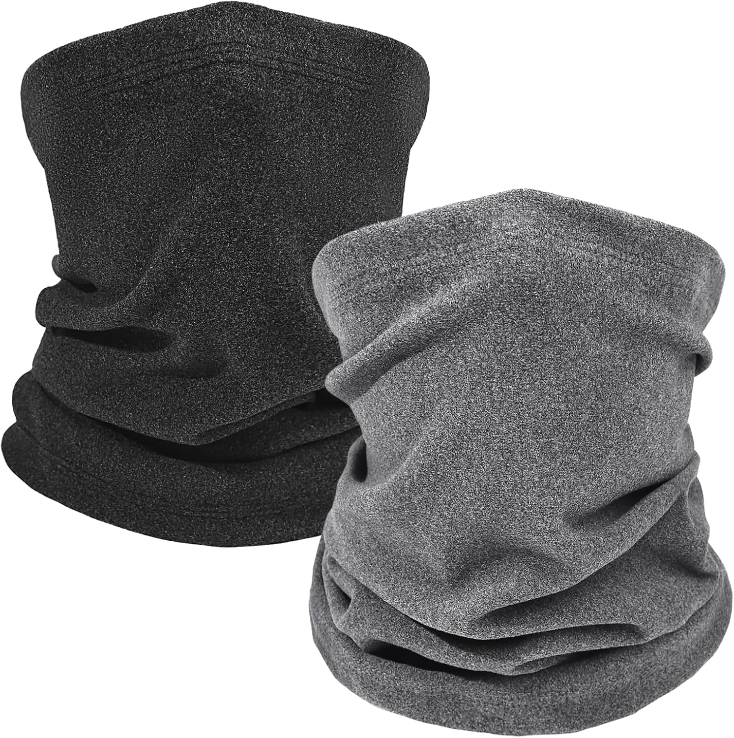 2 Pack Winter Neck Gaiter, Neck Warmer Face Scarf, Windproof Face Mask Cover Cold Weather Scarf for Men and Women 2 Pack Winter Neck Gaiter, Neck Warmer Face Scarf, Windproof Face Mask Cover Cold Weather Scarf for Men and Women