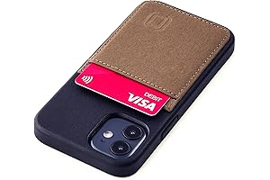 Dockem BIO Wallet Case for iPhone 12 Mini: Magnet Mount, 1 Card Slot