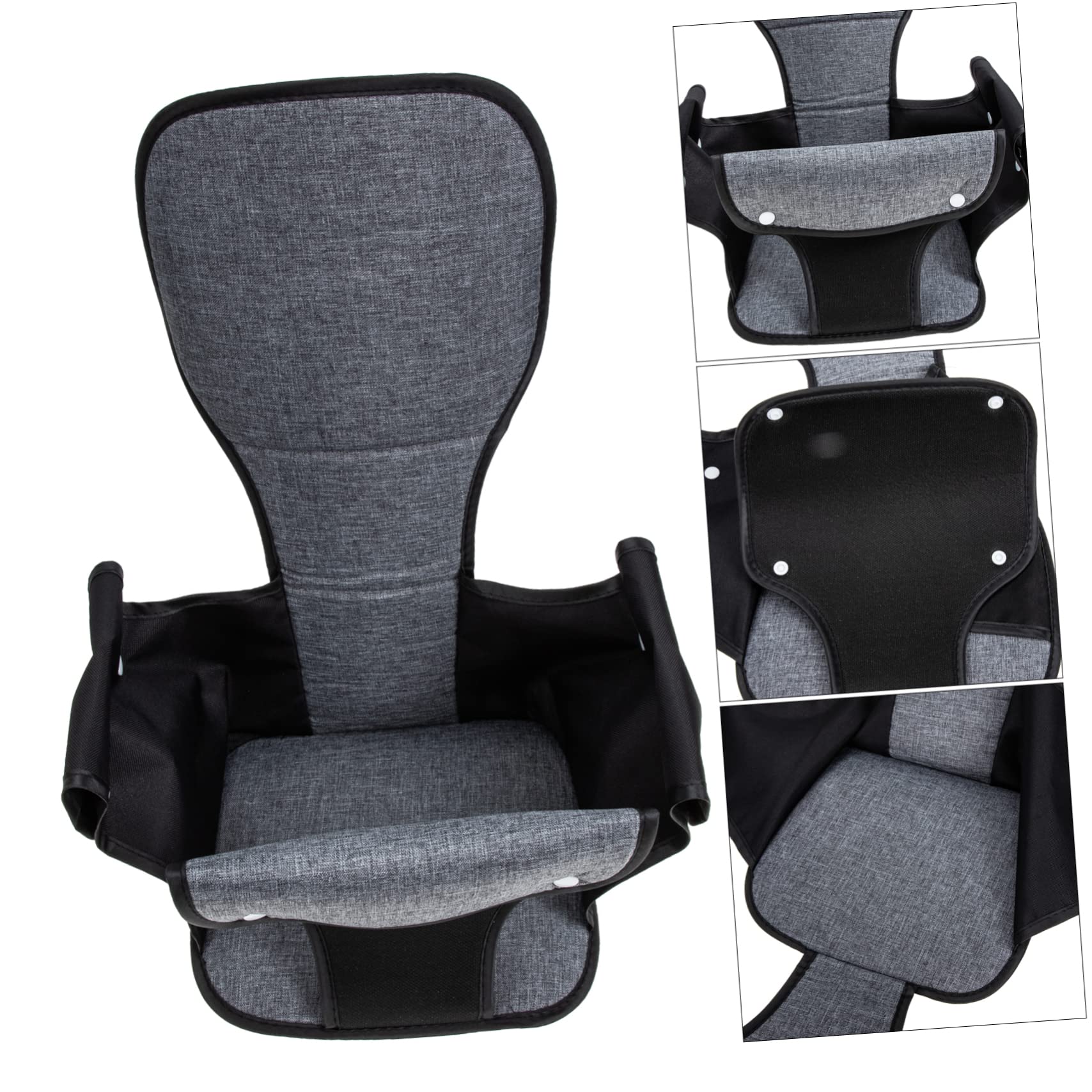 ifundom 2 Piezas Cojín de Cochecito Accesorios Carrito Bebe Cojín para Carrito Juguetes cojín de Multifuncional Auto de Apoyo para el Cuerpo del Esponja Grey