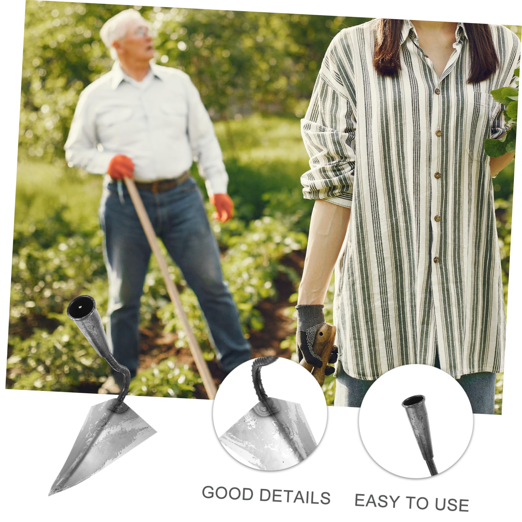 Strumento per Giardinaggio in Acciaio Inossidabile Giunti Resistenti e Design Robusto per Cortili e Prati per Appassionati di Giardinaggio