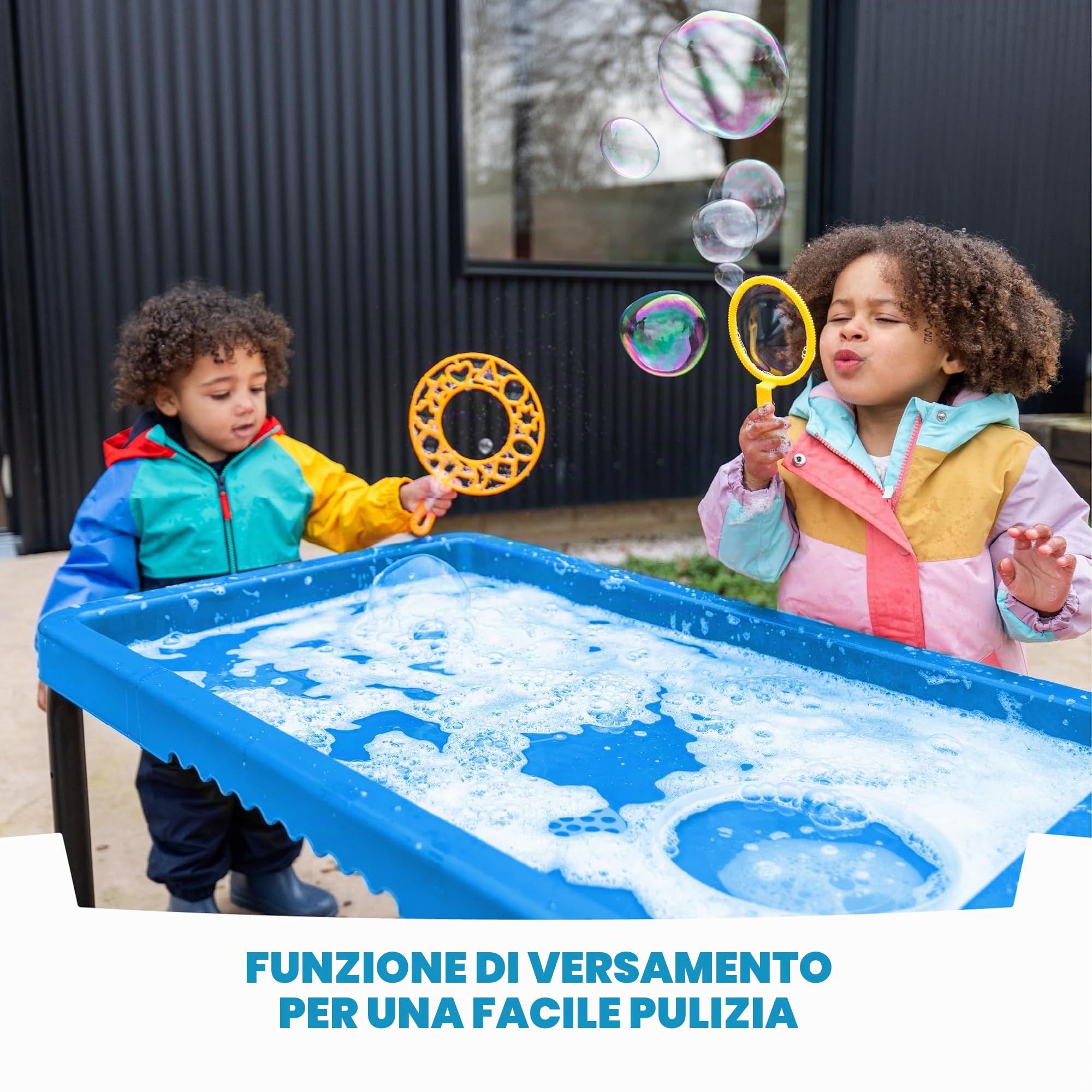 Play Tray Tavolo da gioco per bambini, sensoriale, per bambini, con acqua e sabbia, per interni ed esterni
