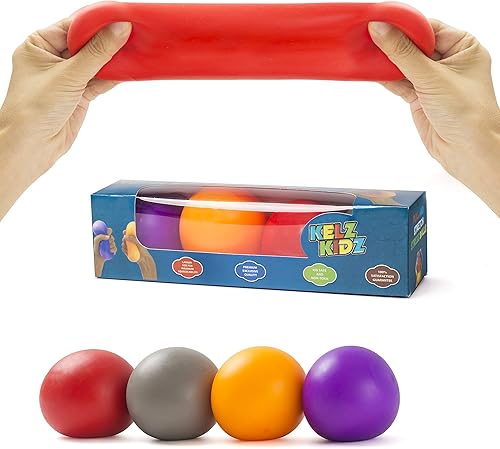 Miniatura 3 de Bolas blandas para el estrés para hacer ejercicio divertido y terapéutico de la mano, estirar y apretar. Gran idea de regalo y regalo de fiesta de
