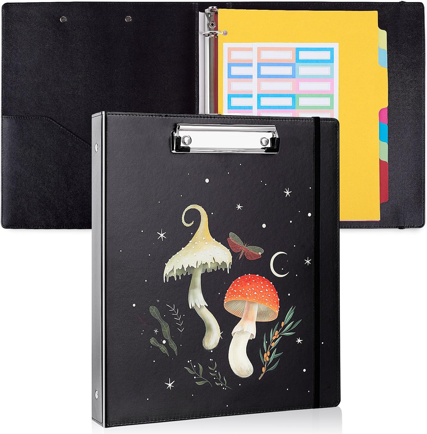 3 Ring Binder 1 Inch, Colorful 3 Ring Binder with