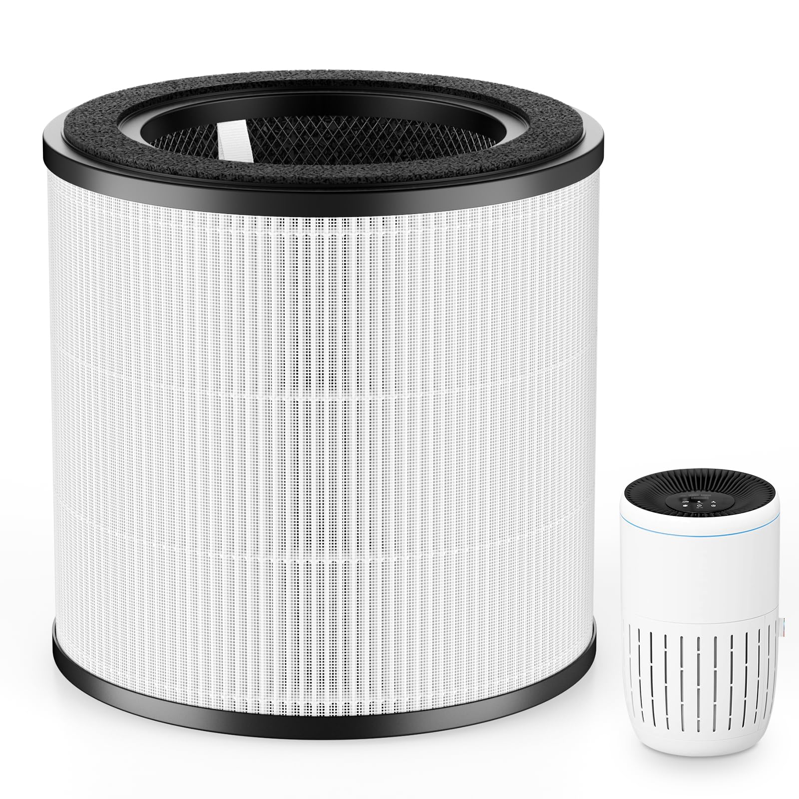 Air 2000 filtr wymienny do oczyszczacza powietrza Bosch Air 2000, filtr HEPA 3 w 1 z wysokowydajnym węglem aktywnym i filtrem wstępnym