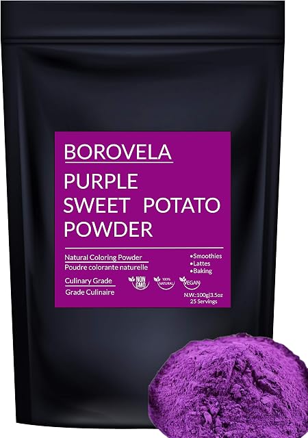 Purple Sweet Potato Powder Natural Purple Food Colouring Mix into Dessert Baking Smoothies 100% Natural Ingredient 100g