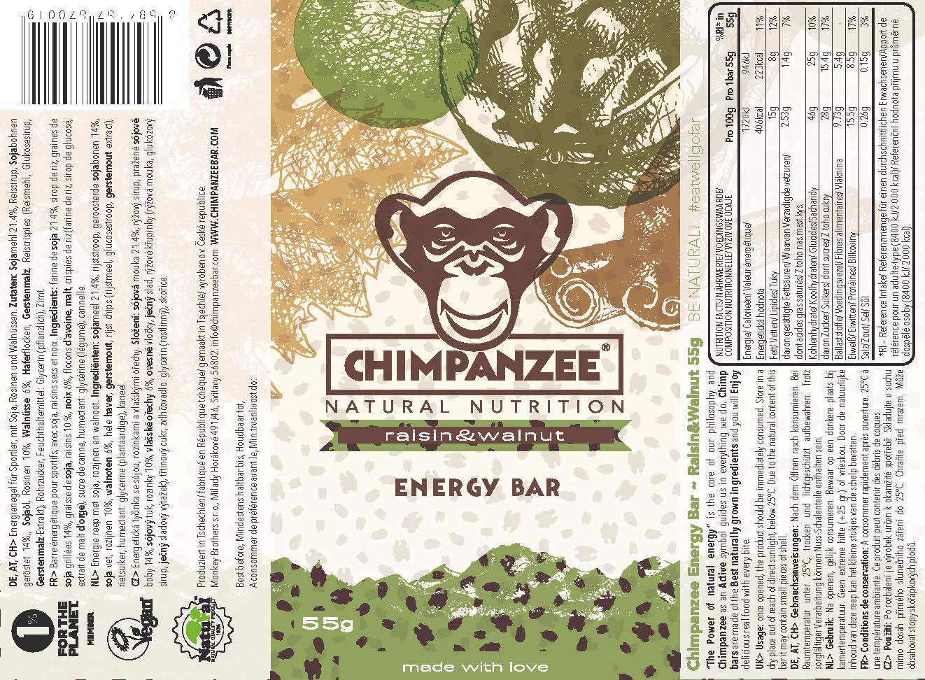 15er-Topseller-Mix Chimpanzeebar
