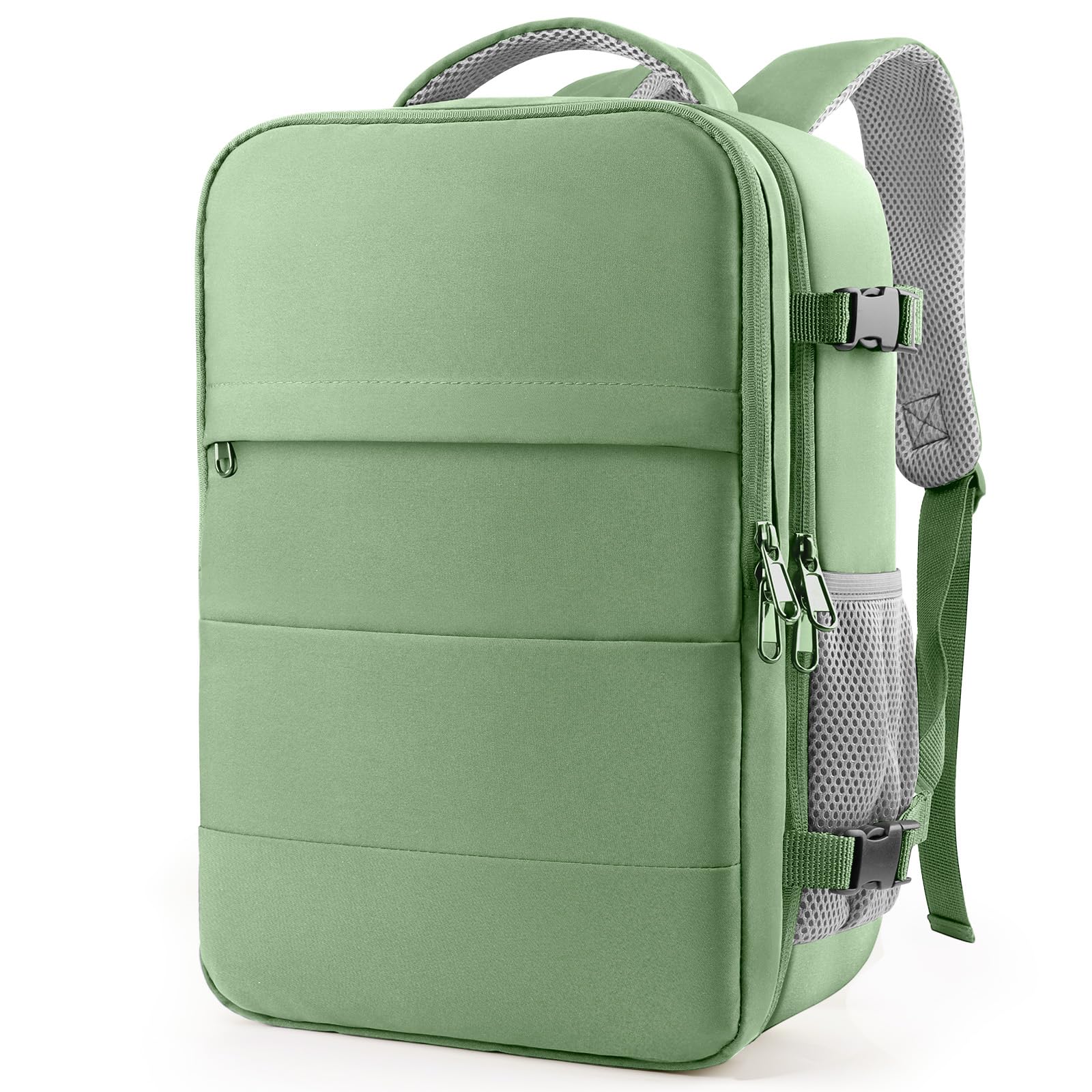 HOTOR Travel Backpack Flight Approved Bag Men Women, Large Green