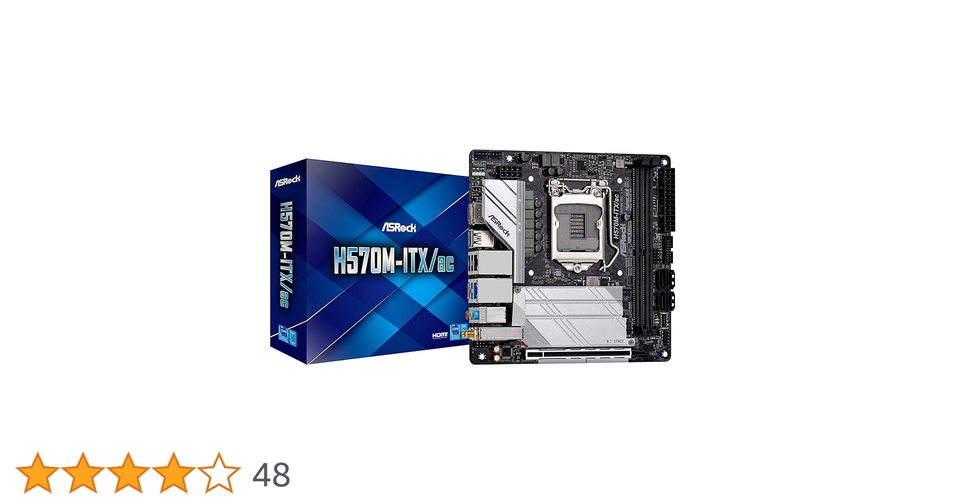 Amazon | ASRock マザーボード H570 M-ITX/ac Intel 10世代