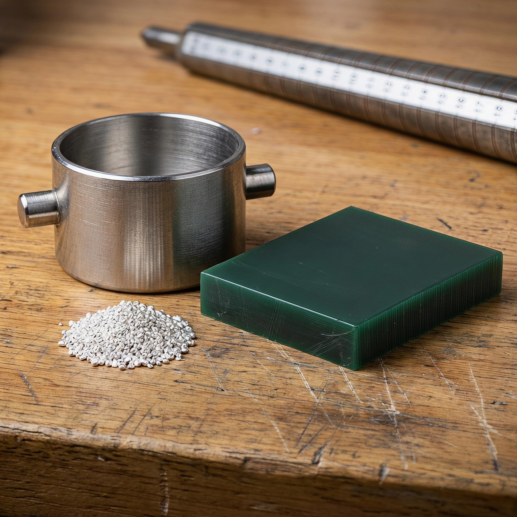 SUPVOX Lámina de Cera Verde para Tallar Joyería y Anillos, 9x7x1,4 Cm