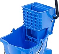 Vista 4 de Carlisle Commercial - Cubeta para limpiador con escurridor de presión lateral