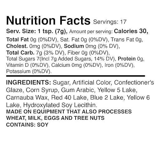 Miniatura 6 de Mystic Sprinkles Cristales de azúcar botella de 4.2 oz (dorado)
