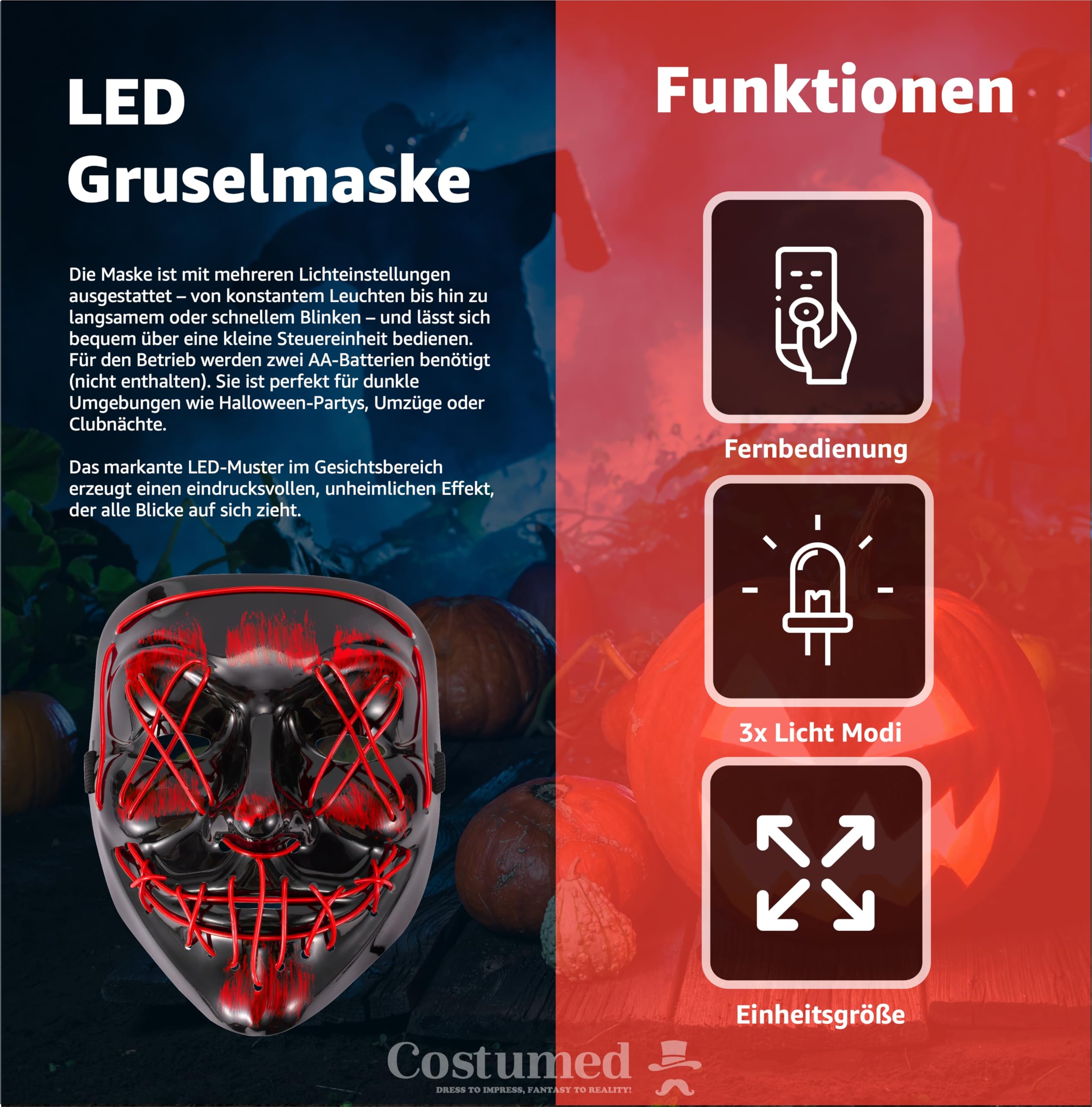 Halloween Mask Purge LED - Image 2