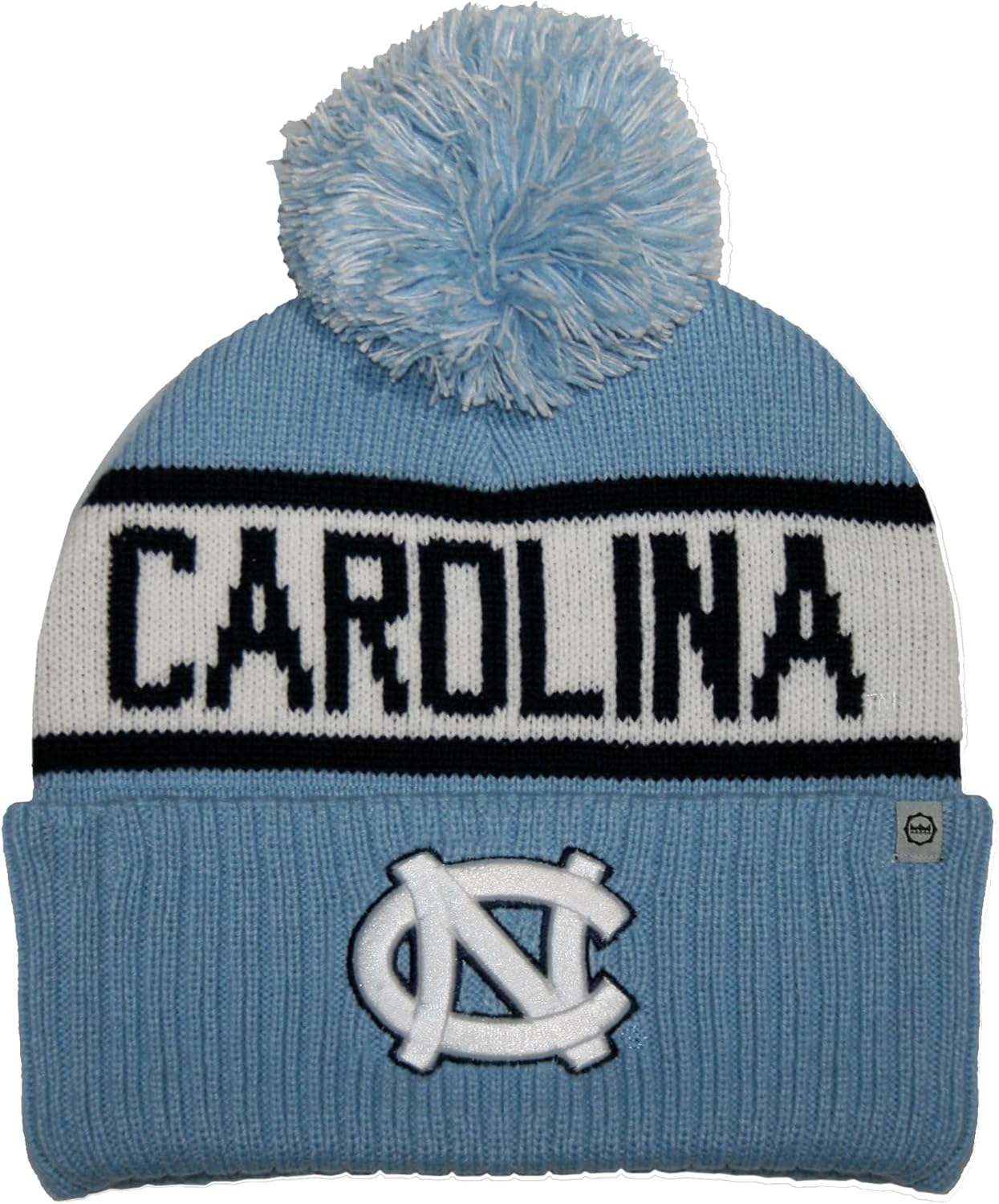 Franchise Club Unisex College Warrior Knit Hat with Pom