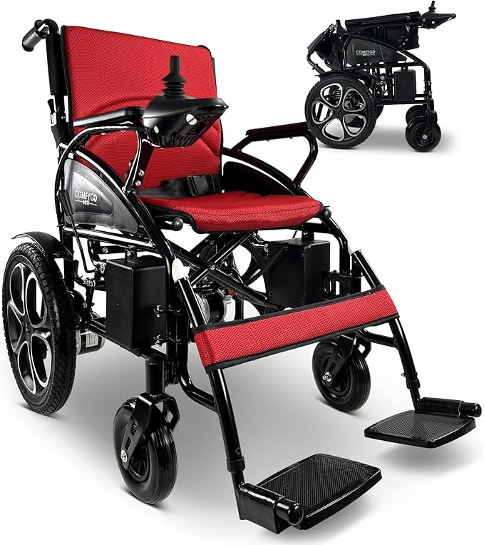 2021 modelo plegable y de viaje ligero eléctrico silla de ruedas