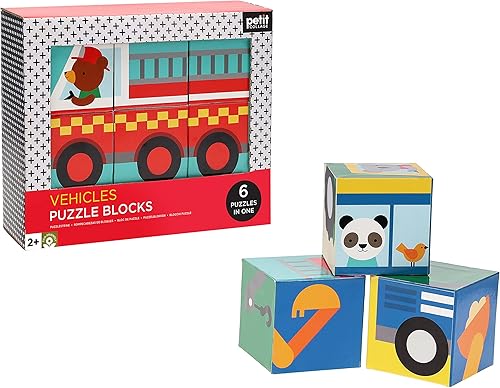 Petit Collage Vehículos Puzzle Blocks