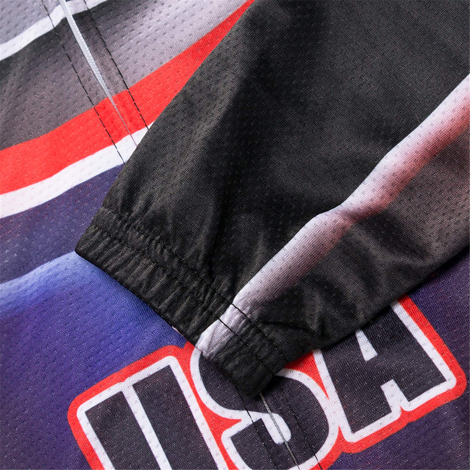 JPOJPO Uomo Ciclismo Jersey Manica Lunga USA Animale Leone Bike Abbigliamento Autunno Inverno Riflettente S-