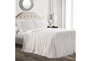 Lush Decor Ruffle Skirt King-Size Bedspread Set
