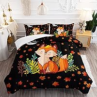 Vista 7 de Juego de edredón de unicornio para niñas, juego de ropa de cama de mariposa, juego de edredón de arco iris, tamaño individual con 1 edredón y 2