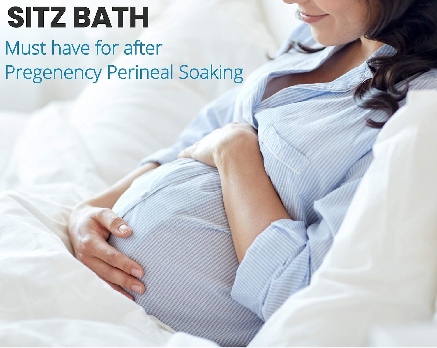 Sitz Bath for Hemorrhoids - Sitz Bath for Postpartum Care - Sitz Bath for Toilet Seat, Yoni Steam Seat for Women, Post Pregnancy Perineum Relief Treatment, Sitz Baths for Toilet by PerfectSitz : Health & Household