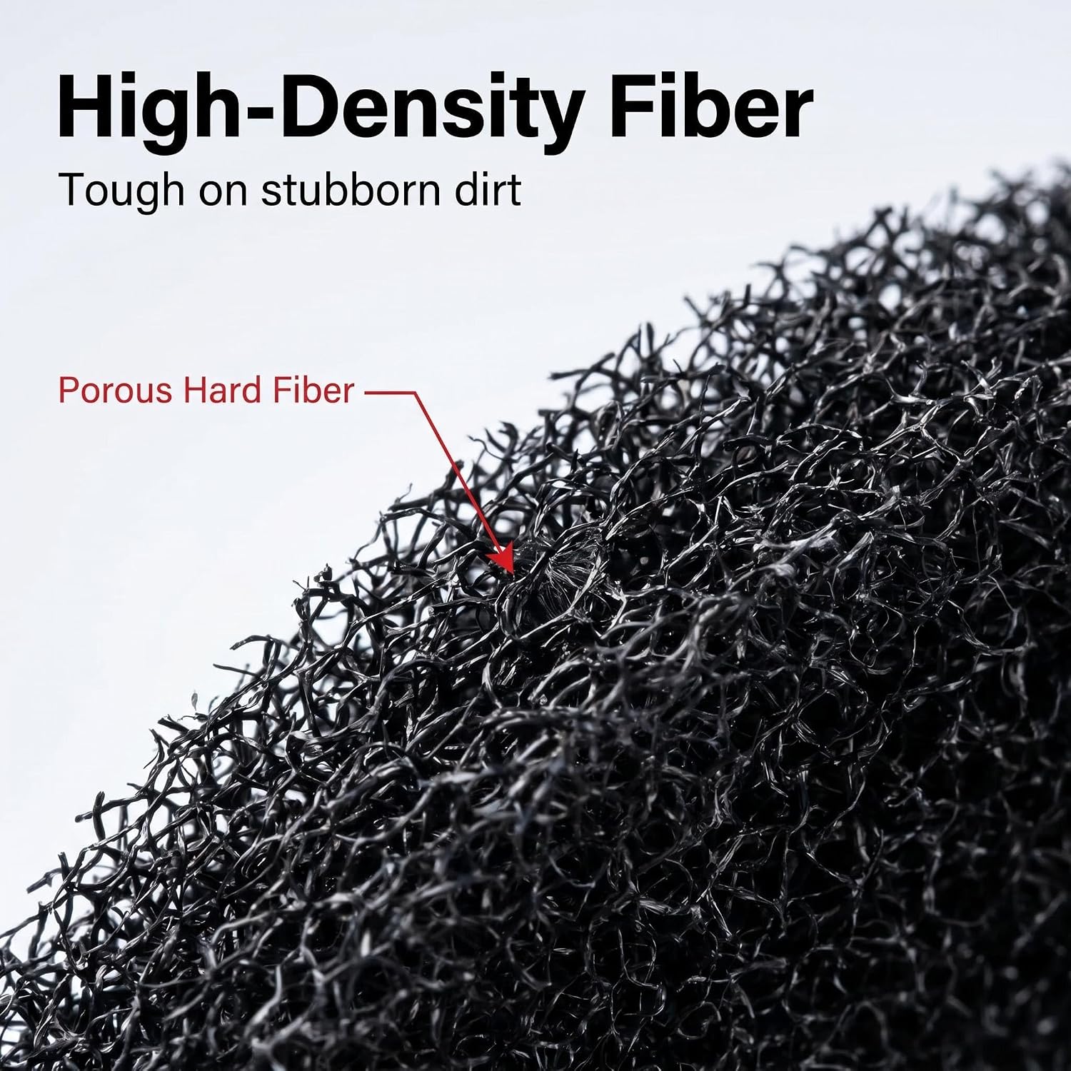 13" Heavy Duty Floor Maintenance Scrub Pads 2 Pack, Black Stripping Pads for Floor Buffer Polisher, Wet Stripping Deep Cleaning for Tile Concrete Vinyl Hardwood Floors