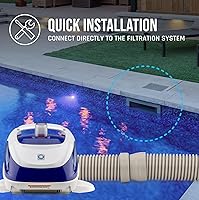 Vista 3 de Hayward W3925ADC Navigator Pro Limpiador de Piscina por Succión para Piscinas Enterradas de Gunite de hasta 20 x 40 pies