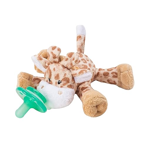 Nookums - Paci-Plushies Buddies - Animalitos de peluche para usar con chupetes de diferentes marcas, adecuado para todas las edades, incluye chupete