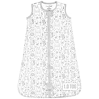 Vista 22 de Saco de dormir para bebé 1.0 TOG, manta portátil de algodón orgánico para bebé con cremallera bidireccional, saco de dormir de transición para bebé