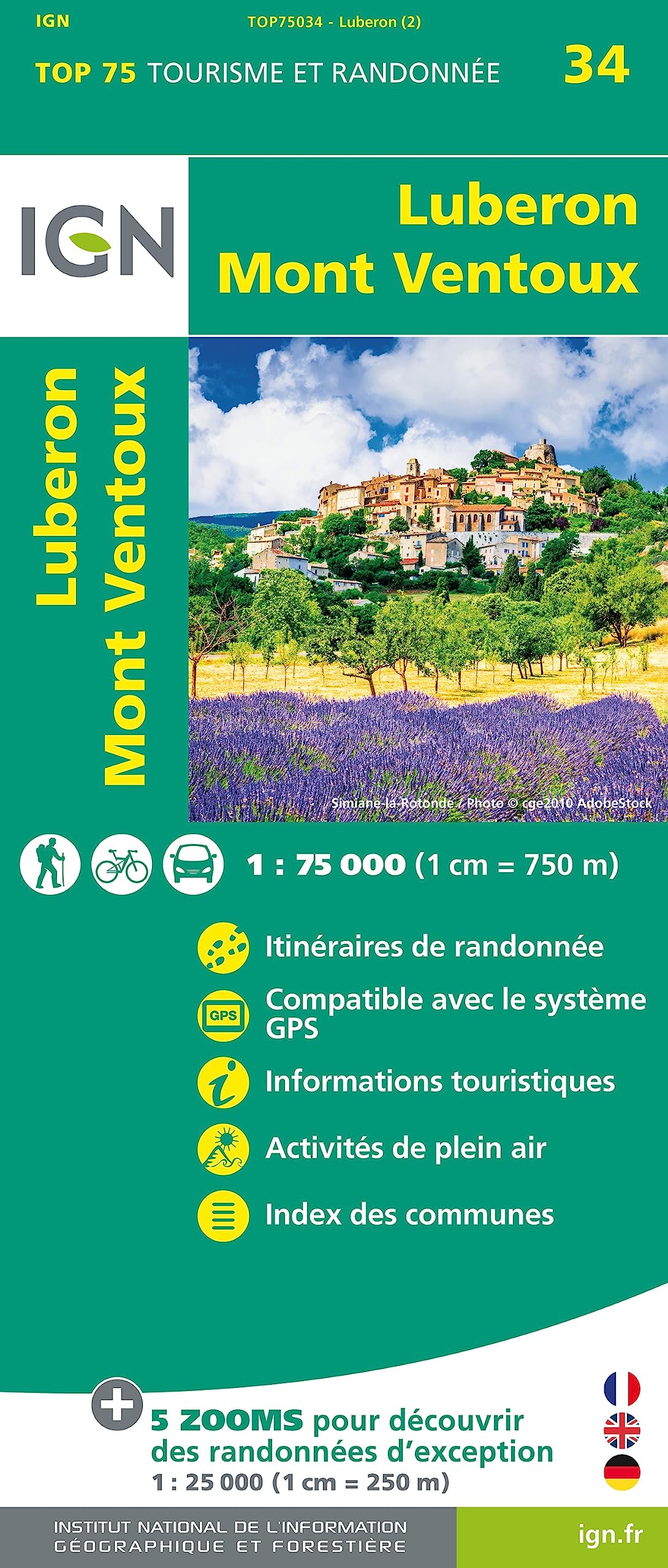 Luberon / Mont Ventoux: 75034 (TOP 75)