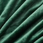 TONGDADA Couverture de couverture pondérée (Dark Green Minky Dot, 48''x72'' Couverture à couettes)