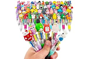 Delightful Multi Color Pen Gifts: 60 Pack Multi Colored Pens for Kids
