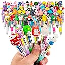 60-Pack Easter Multicolor Pen in One - Cute Easter Pens for Kids, 4-in-1 Ballpoint Pens, Perfect Easter Gifts & Party Favors, Classroom Prizes & School Supplies