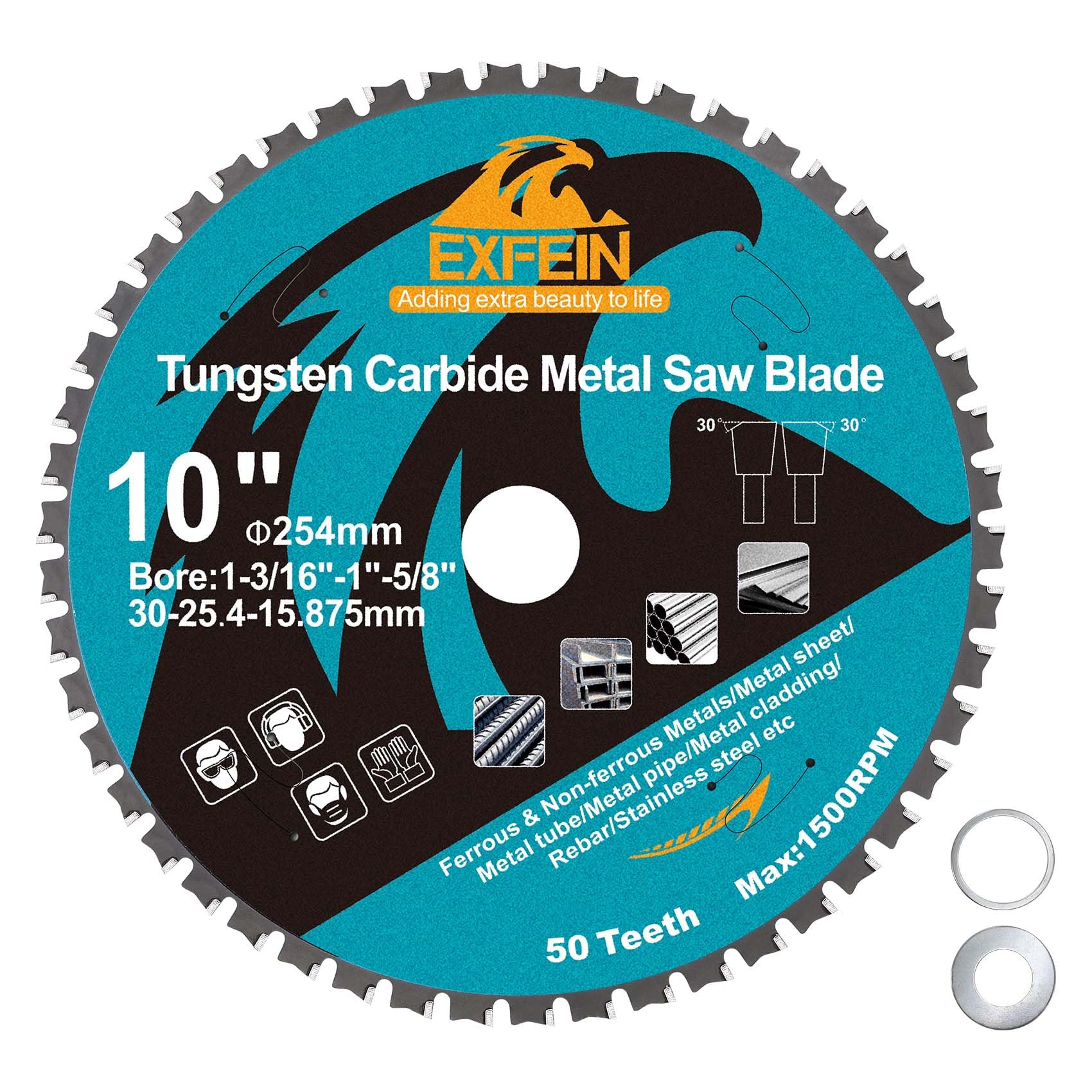 254mm 50T Metal Circular Cutting Disc