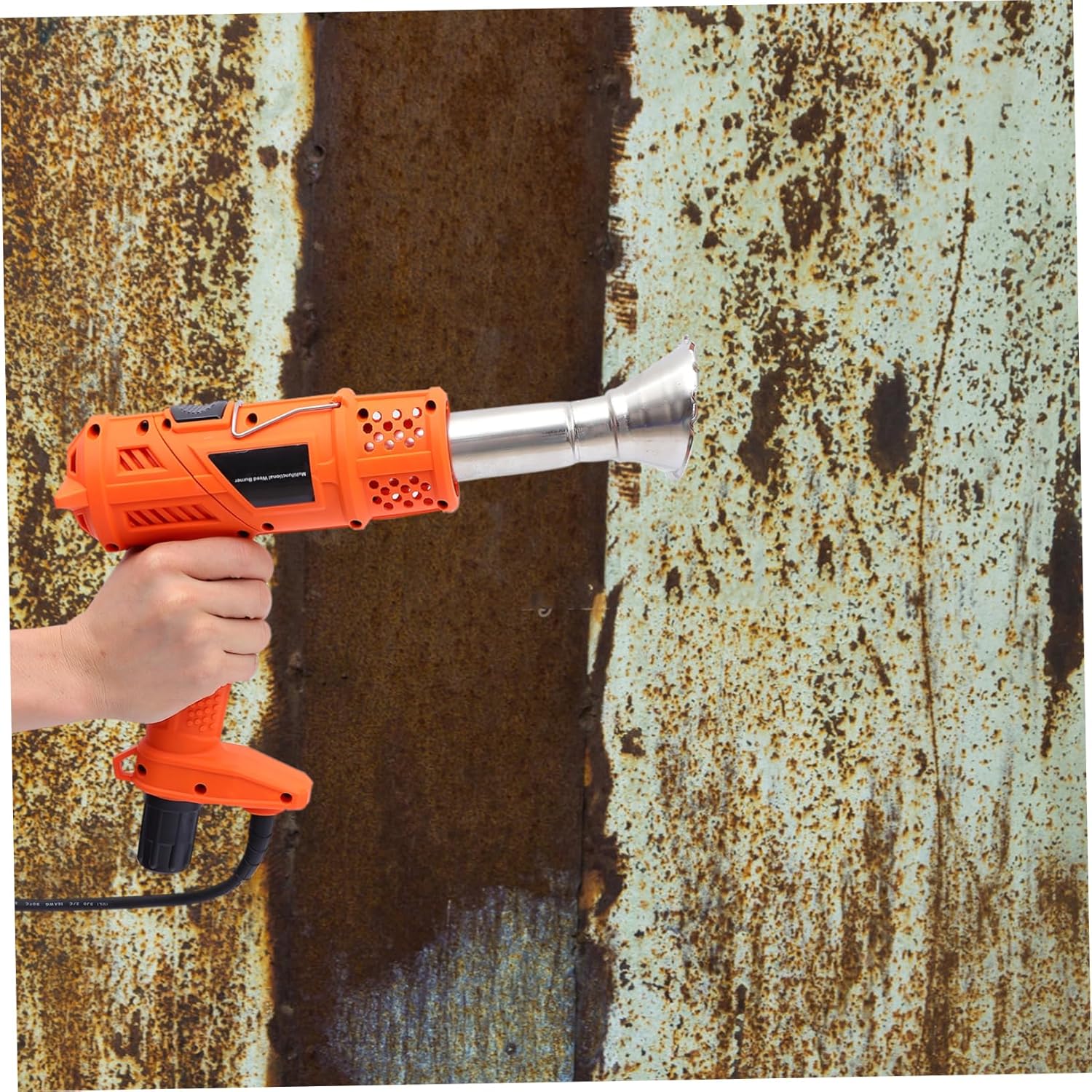 Mipcase Electric Weeder for Garden and Patio Electric Burner Torch with Comfortable Handle Durable Material Fuel Thermal Weed Removal Tool US Plug Compatible