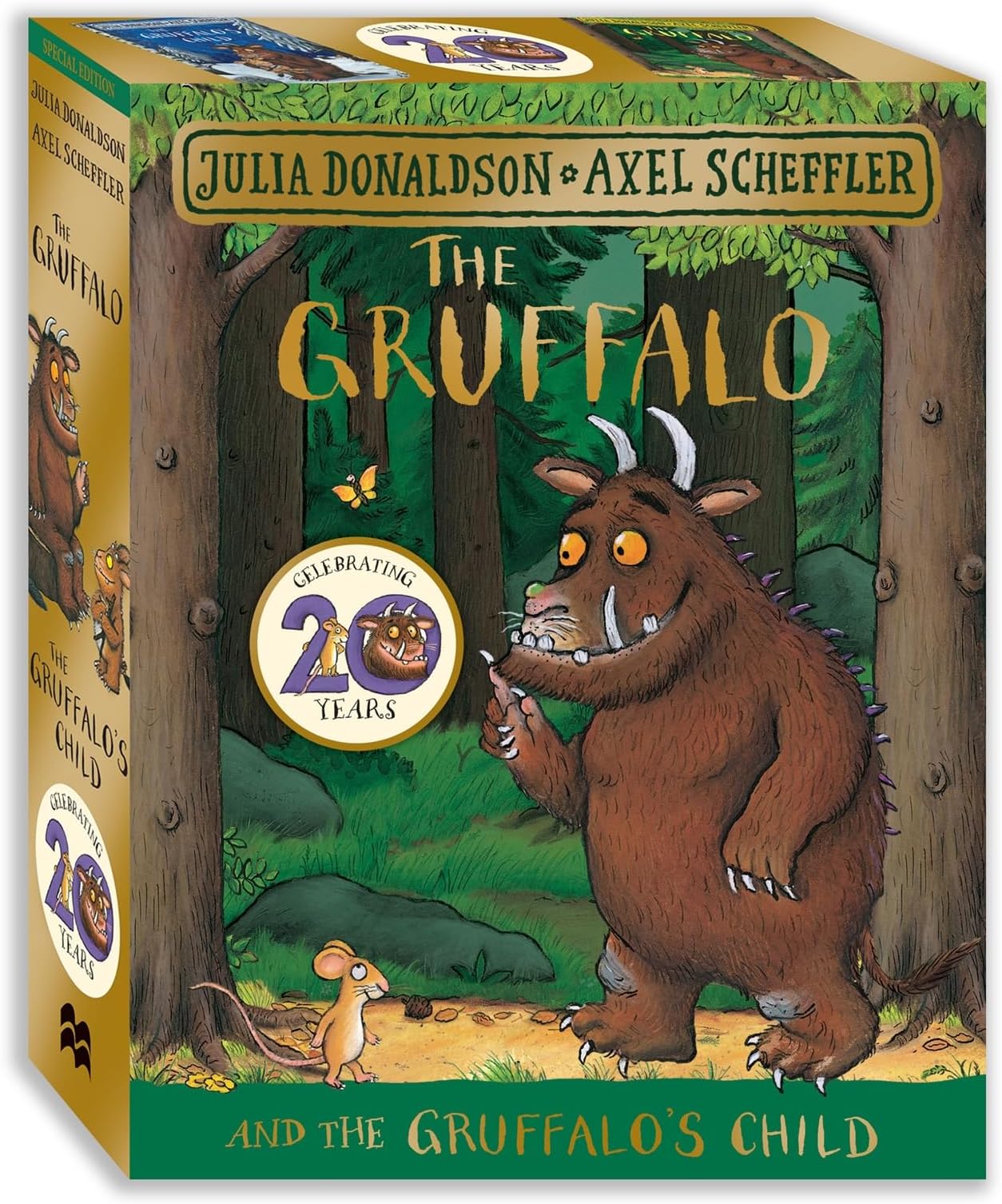 The Gruffalo and the Gruffalo's Child Board Book Gift Slipcase Board book – September 19, 2019