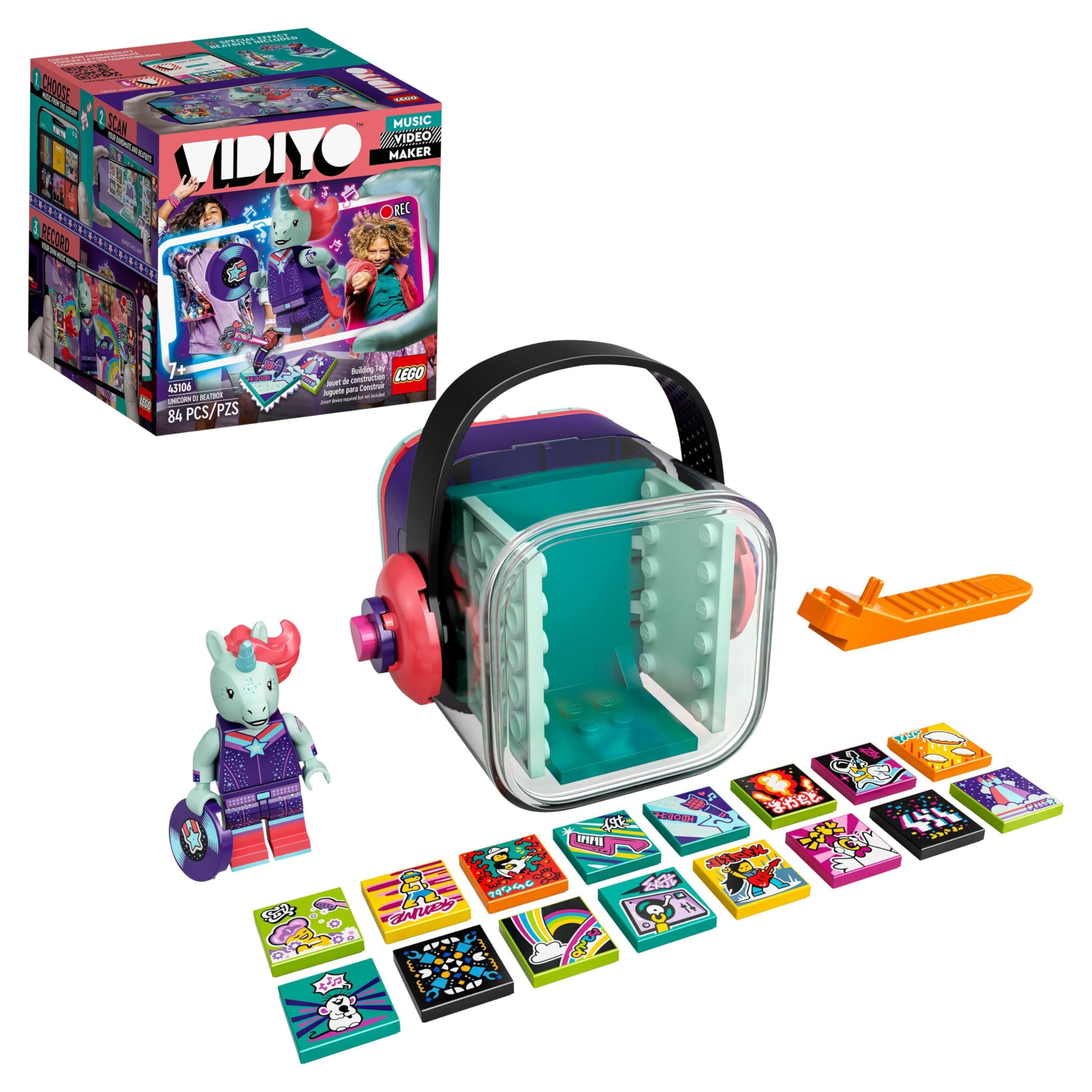 Amazon.com: LEGO VIDIYO Unicorn DJ Beatbox 43106 Building Kit with