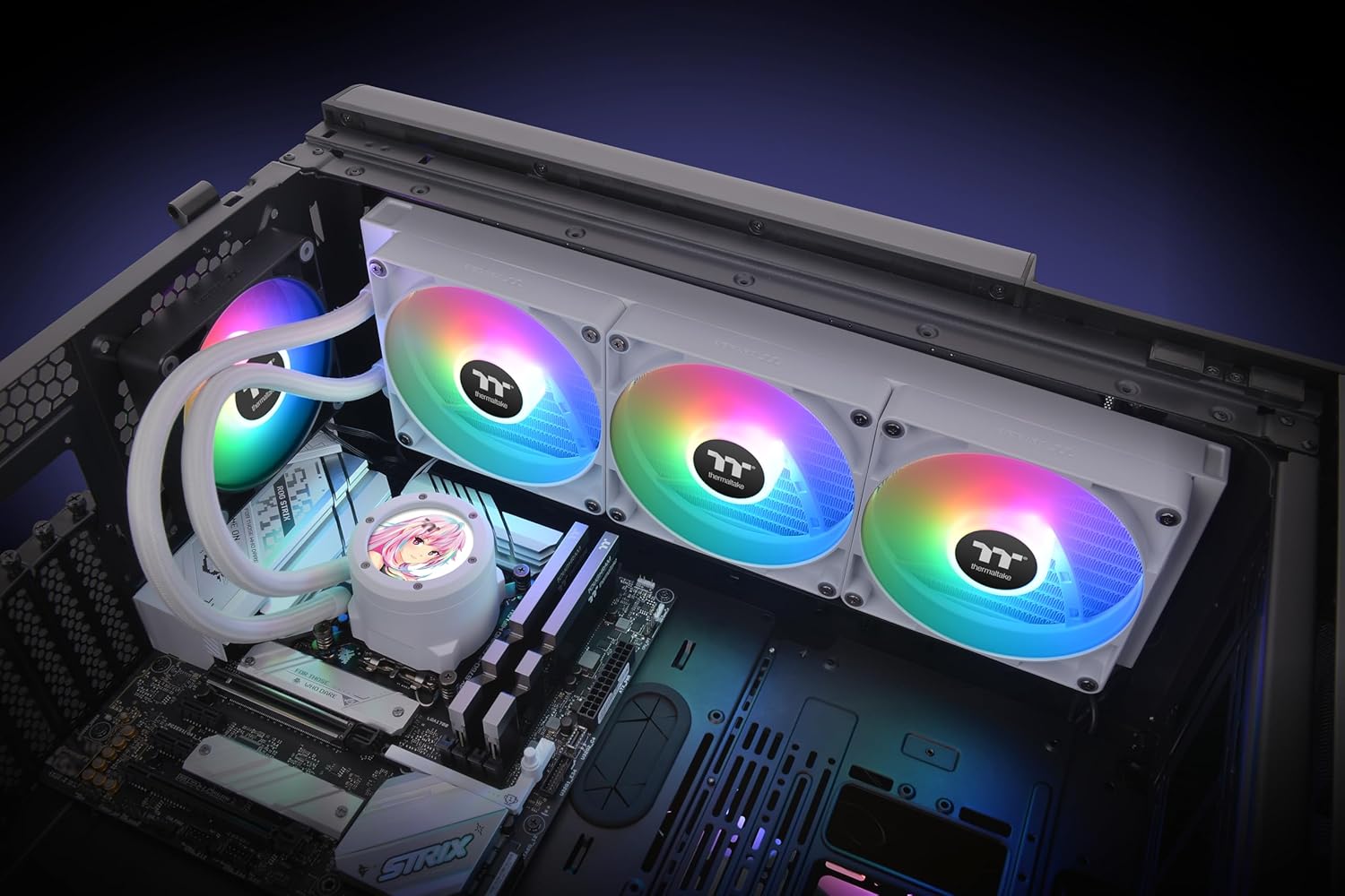 Thermaltake TH420 V2 ARGB |All-in-One Liquid Cooler | Snow Edition