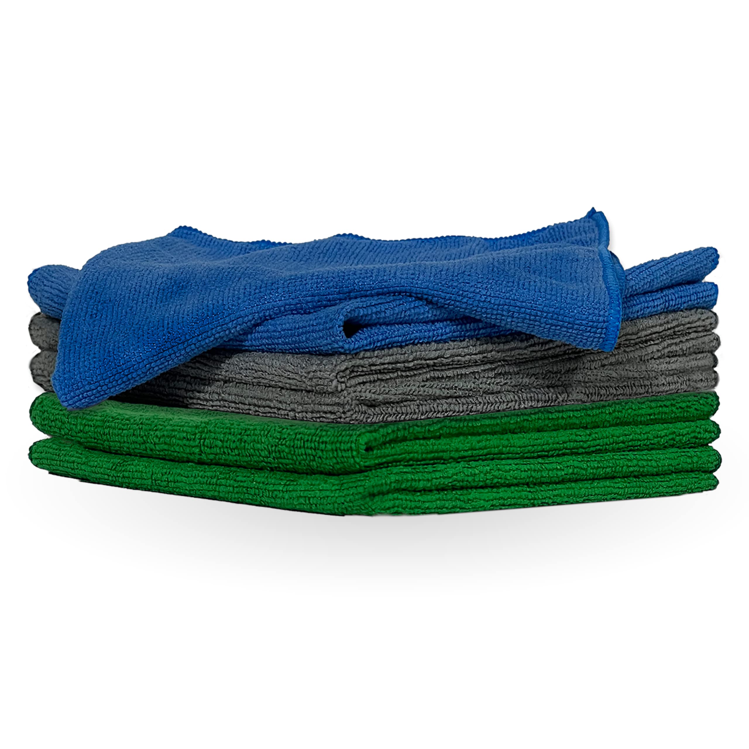 Pinnacle MercantileMicrofiber Cleaning Cloth - Large 16x16 inches Lint Free Microfiber Towel - Versatile Microfiber Towels Cleaning Cloth for Home, Kitchen, Car & More