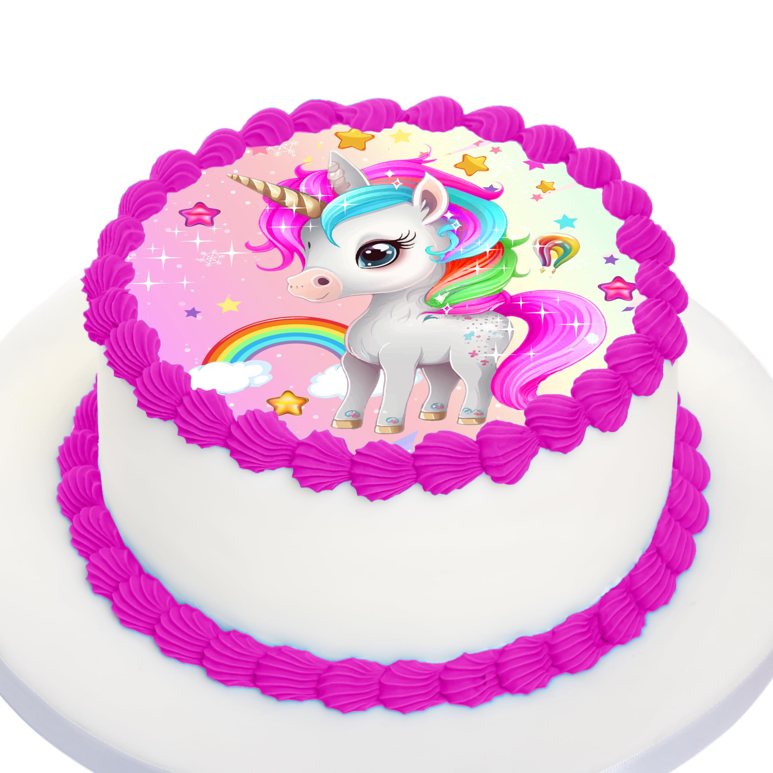Kit Decorazione Torta Unicorno, 23 Pcs Unicorno Cake Topper Kit - Foto 7